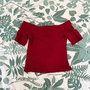 H&M Red Short Sleeve Tee